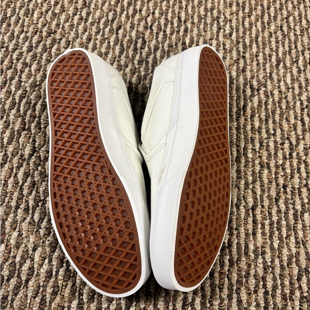 Vans Classic White Slip-On Sneakers - Picture 2 of 3